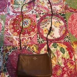Coach leather crossbody